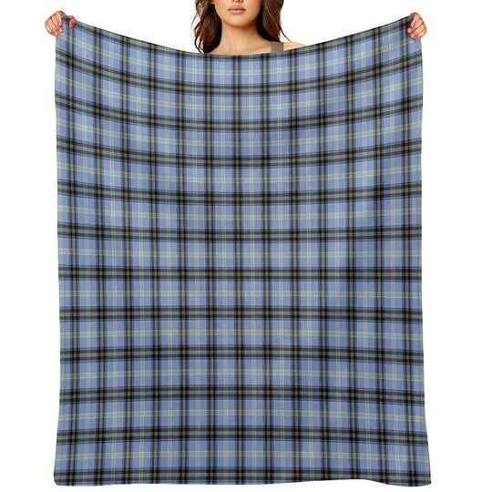 Clan Bell Tartan Velvety-soft Throw Blanket