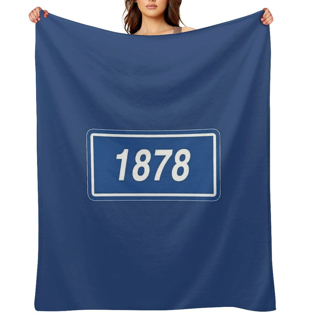 1878 Durable Throw Blanket