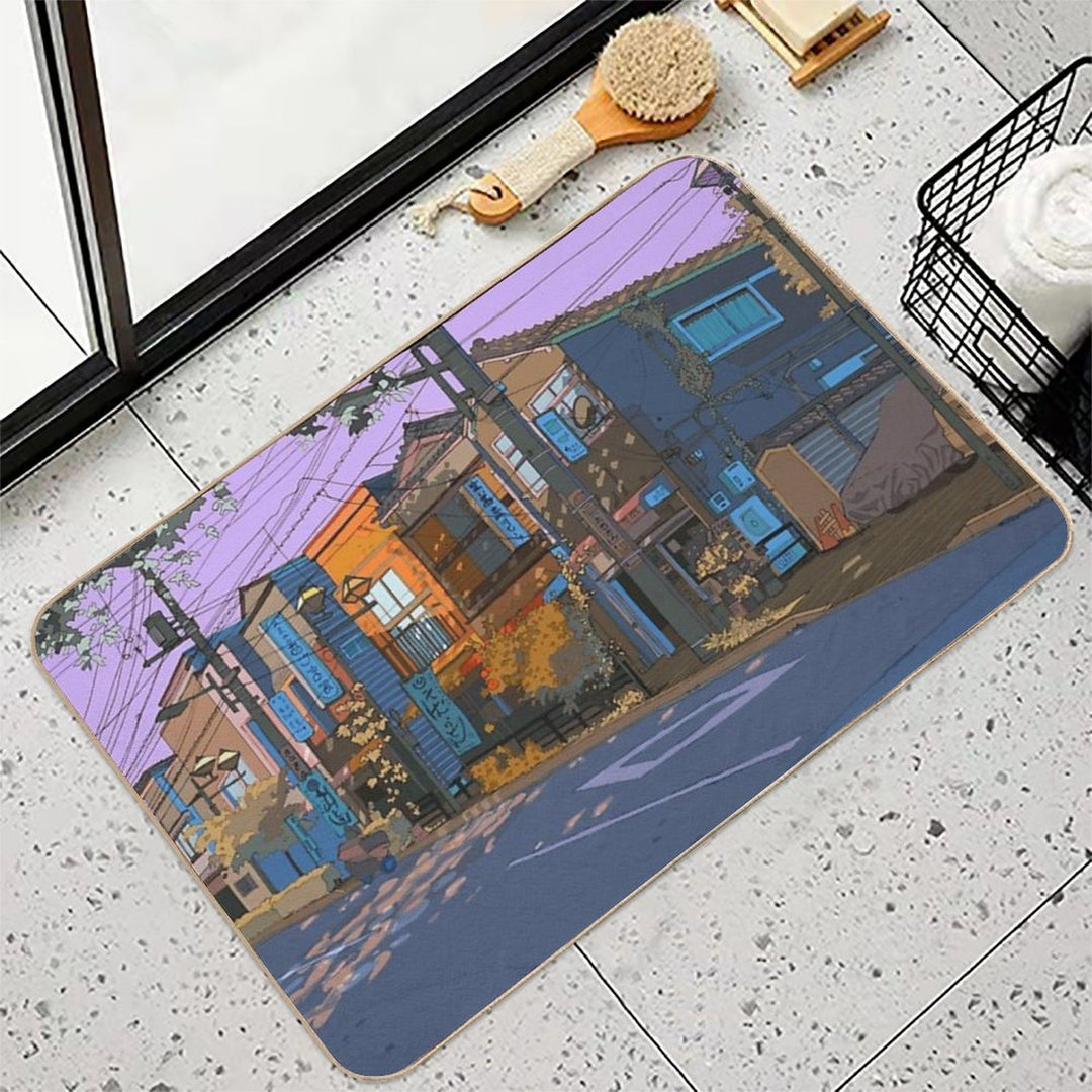 Yanasen Sunset  Stain-Proof Bath Mat