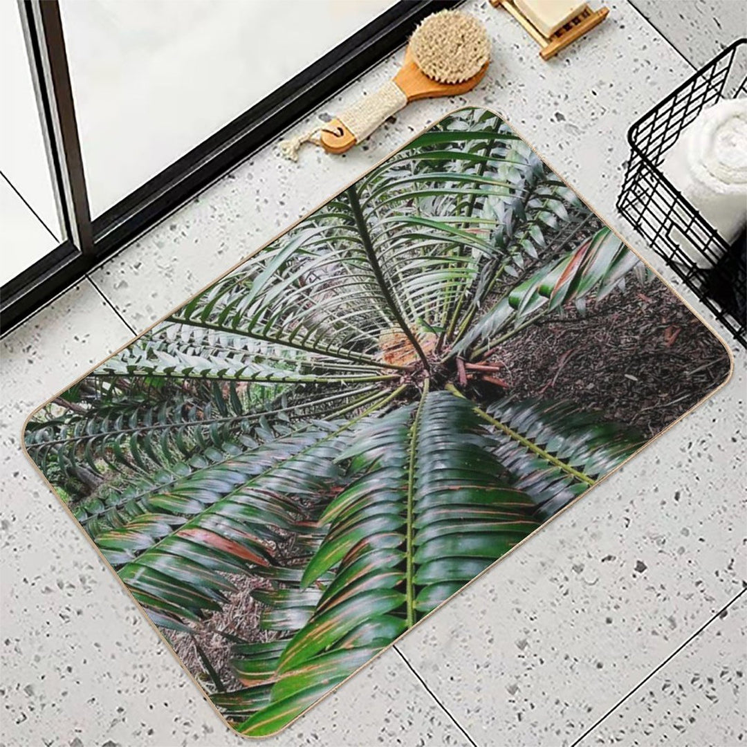 Cycad  Slip-Resistant Bath Mat