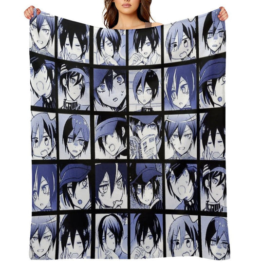 Shuichi Manga Collection (Colored) Plush Throw Blanket