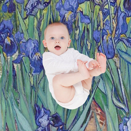 Van Gogh - Irises Quick-dry Throw Blanket