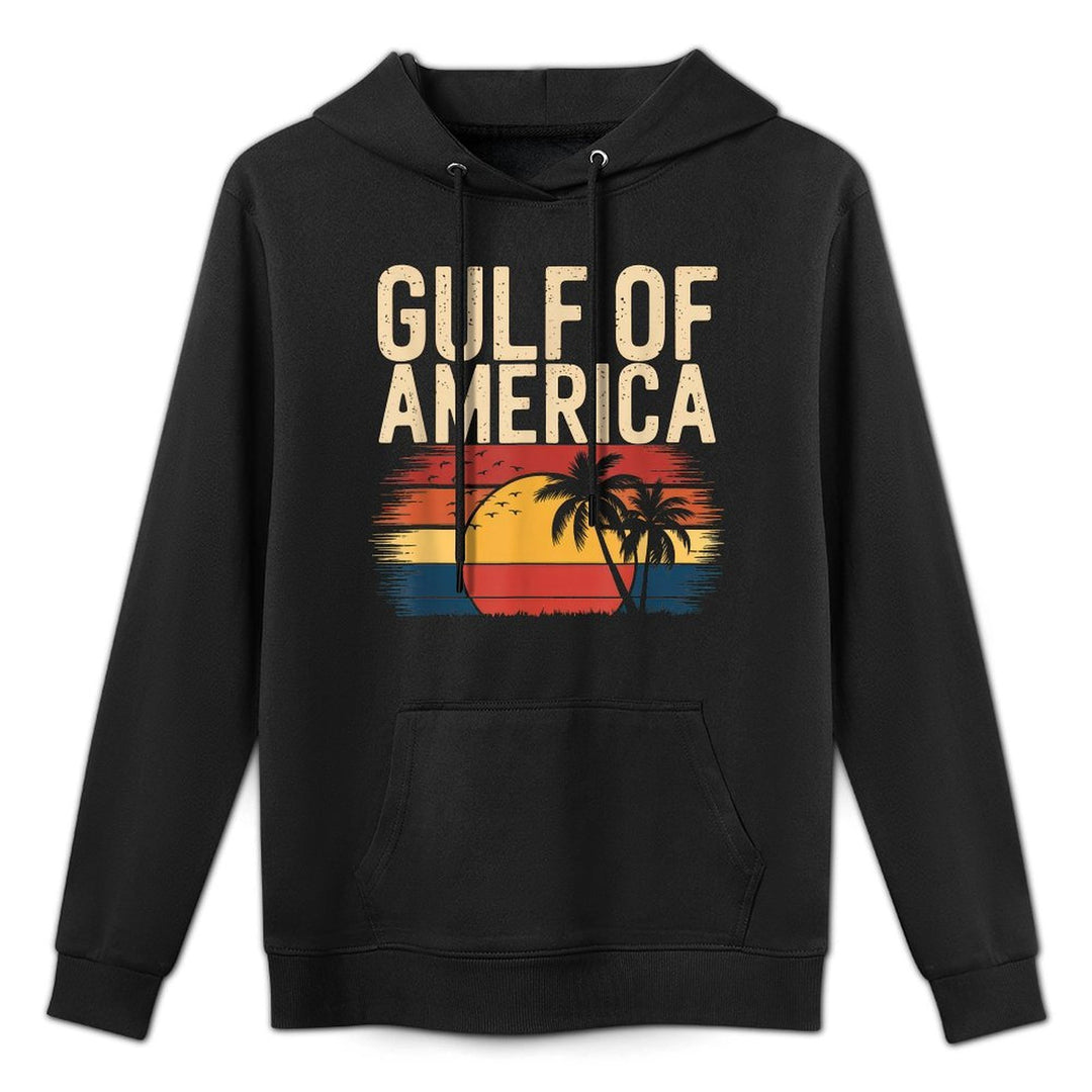 Gulf Of USA America Gift Men Women Flag Beach Durable Construction Hoodie