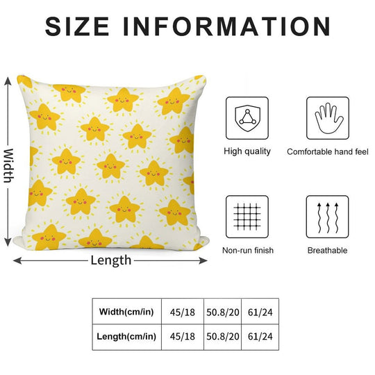 Stars Soft Warmth Comfort Throw Pillow