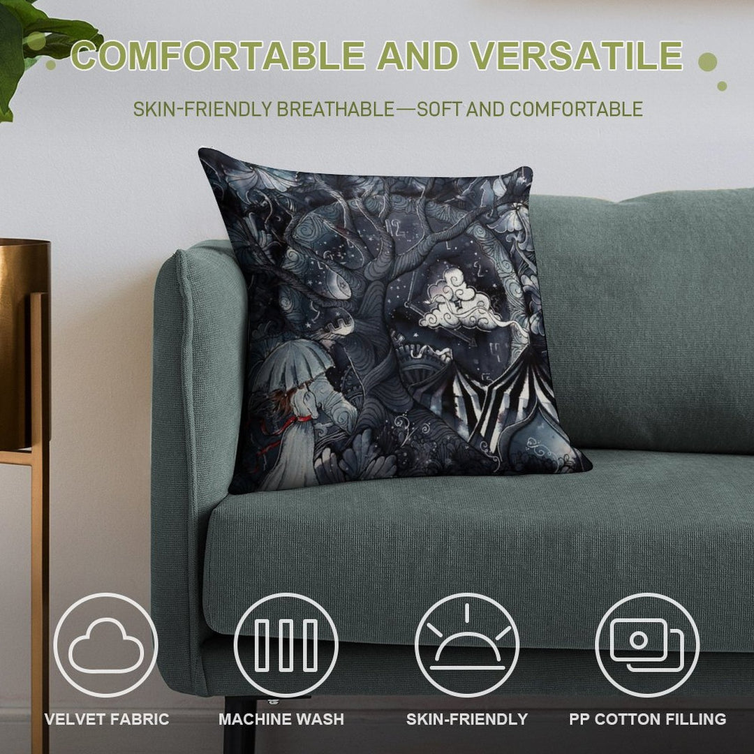 The Night Circus Soft Gift Ready Throw Pillow