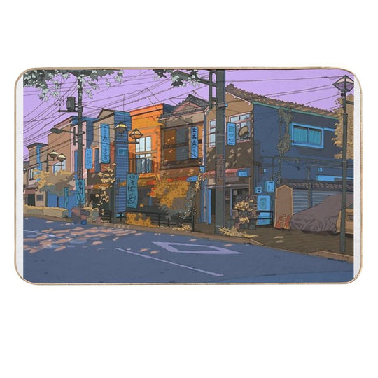 Yanasen Sunset  Stain-Proof Bath Mat