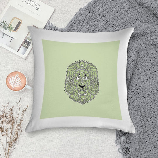 Lion #2 Soft Durable Construction Throw Pillow