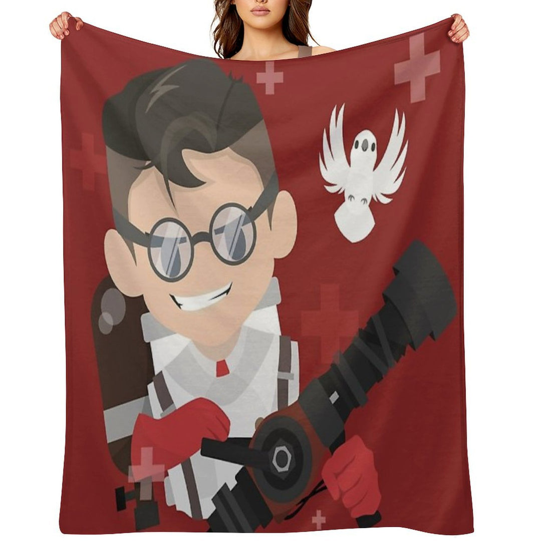 Team Fortress 2  The Medic Gift-ready Throw Blanket