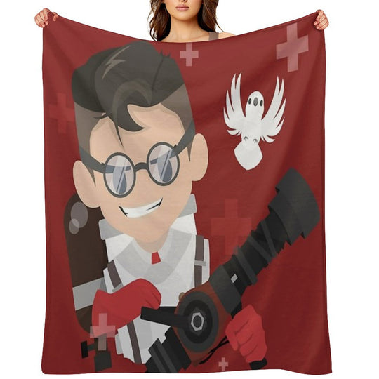 Team Fortress 2  The Medic Gift-ready Throw Blanket