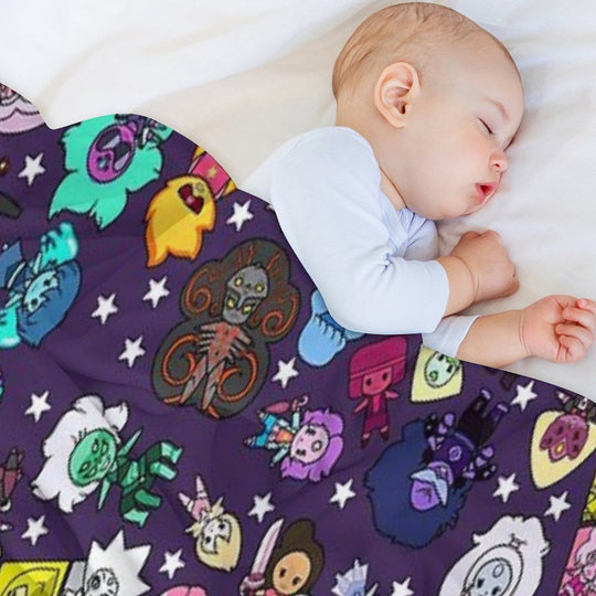 Crystal Gems Multi-functional Throw Blanket