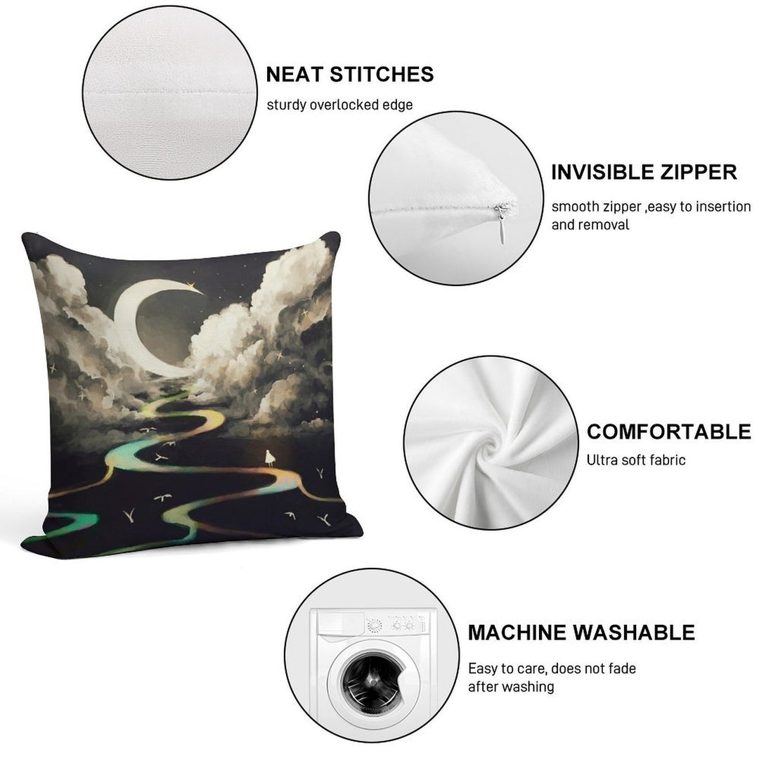 Ascending by Aurora. Soft Gift Ready Throw Pillow