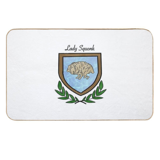 Lady Squonk Coat of Arms  Versatile Bath Mat