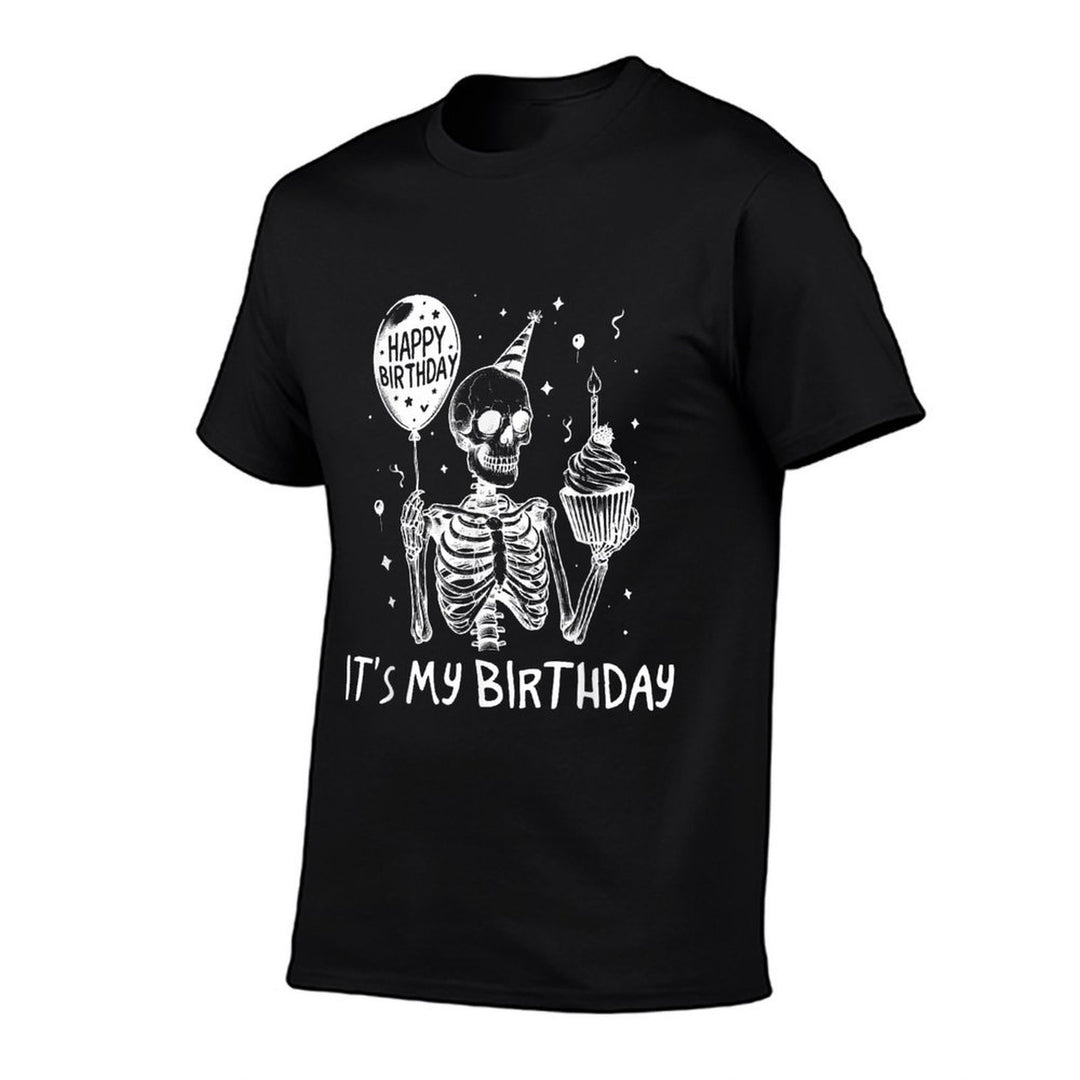 Halloween Skeleton Its My Birthday Costume Party  Versatile T-Shirt