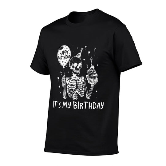 Halloween Skeleton Its My Birthday Costume Party  Versatile T-Shirt