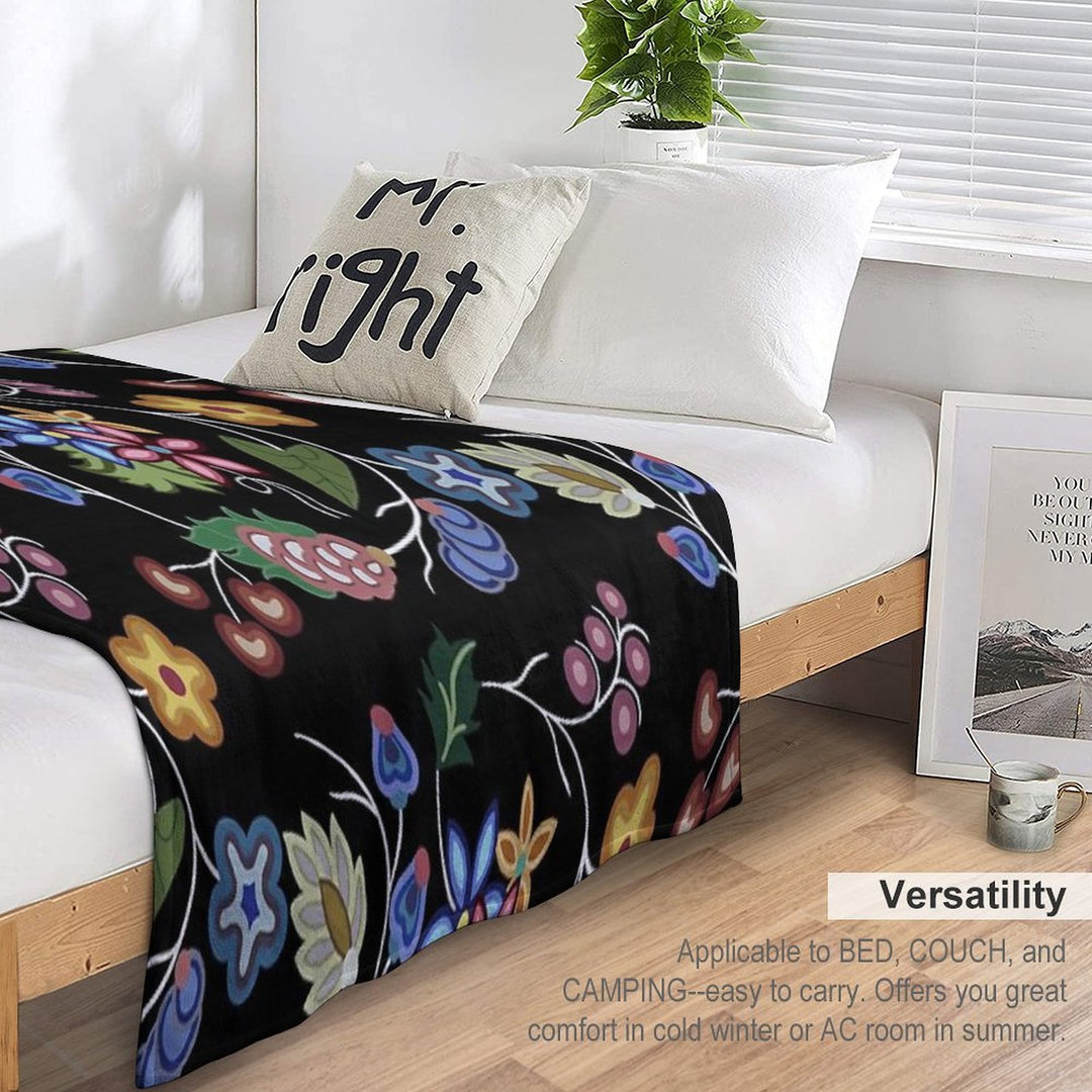 Anishnawbe Machine-washable Throw Blanket