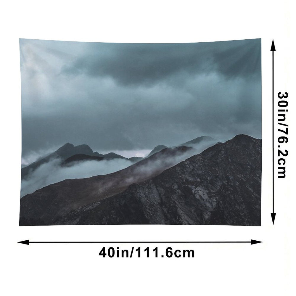 Misty Morning before The Summer Storm Tapestry