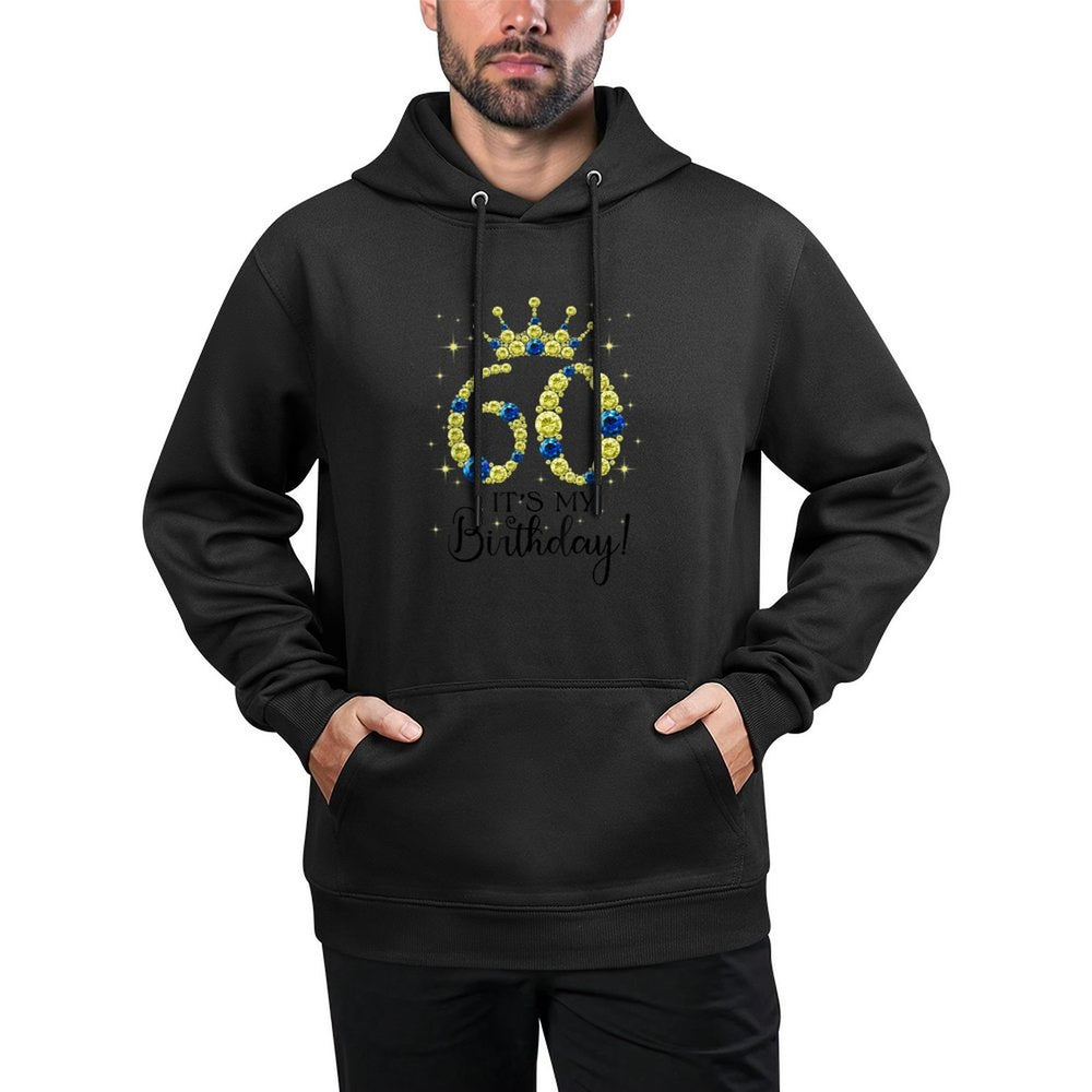 Womens 60 Years Old It&#39;s My Birthday 60th Birthday Kangaroo Pocket Hoodie