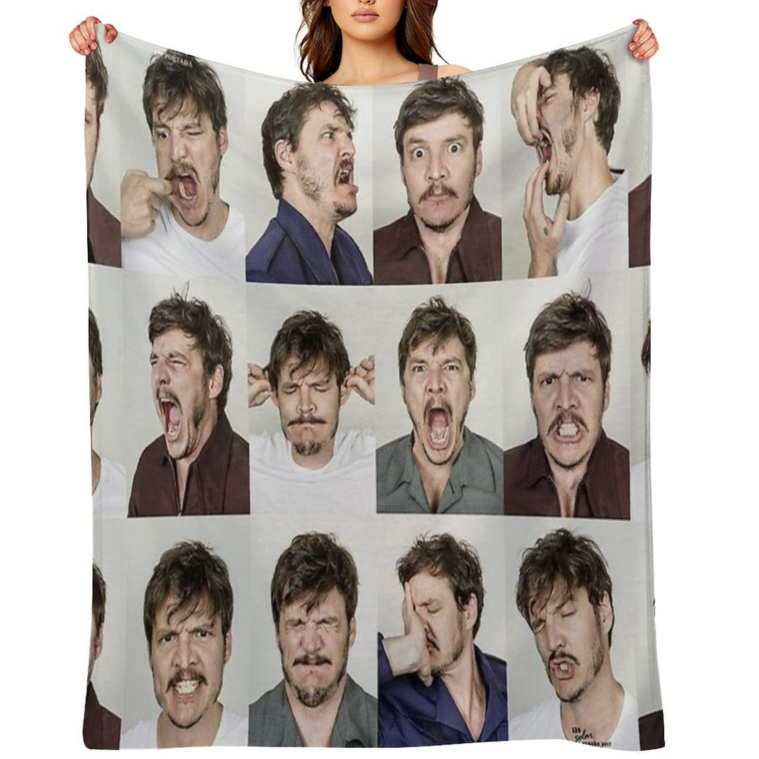 Pedro Pascal Eco-conscious Throw Blanket