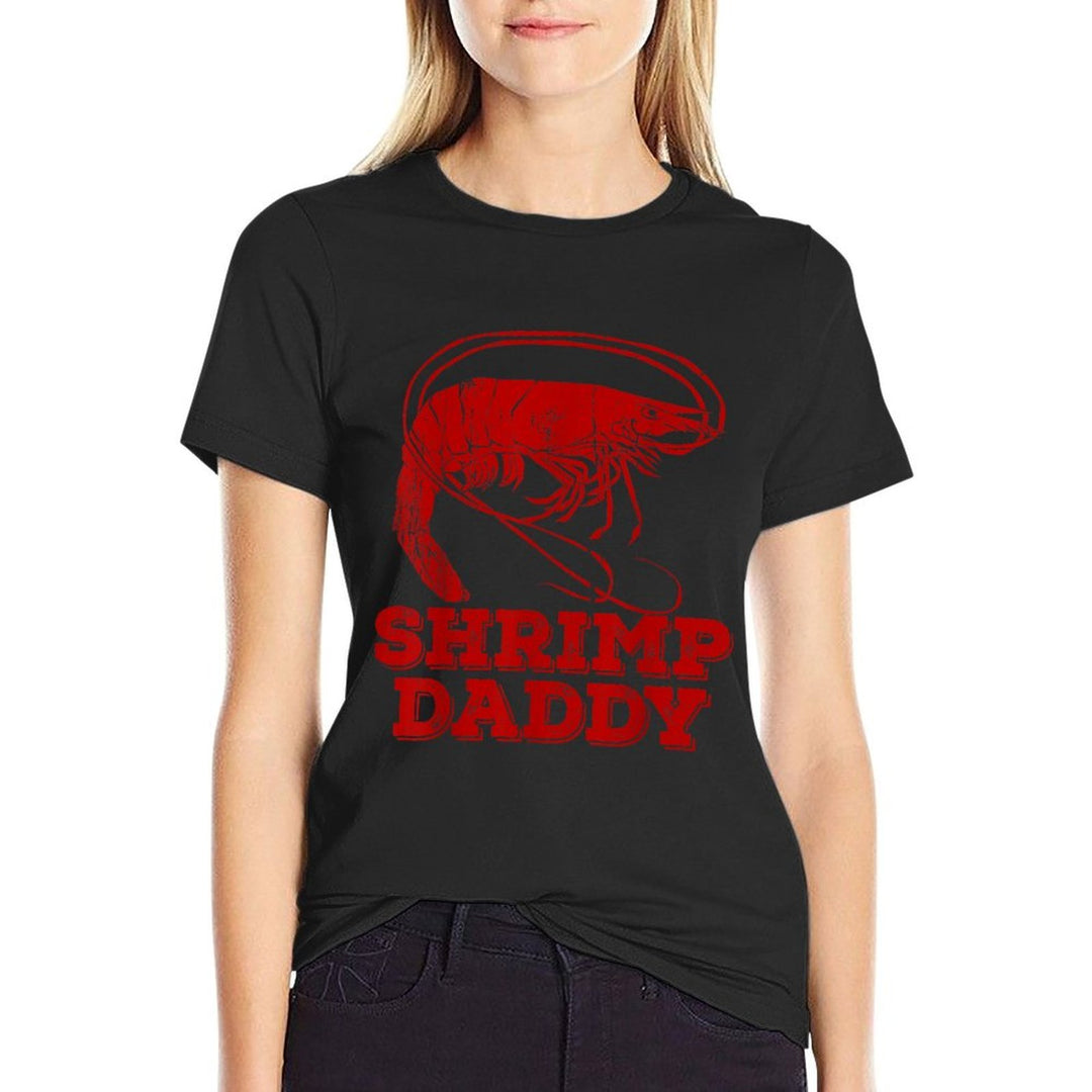 Vintage Shrimp Daddy  Stretchy T-Shirt