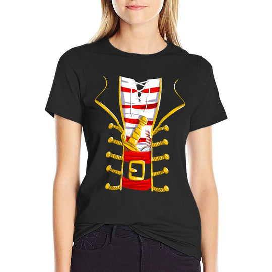 Pirate Costume Buccaneer Pirate  Polyester Blend T-Shirt