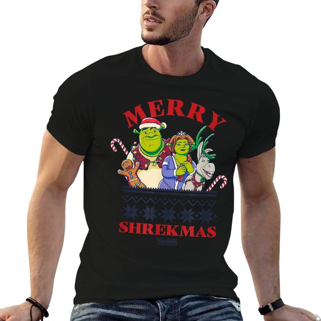 Shrek Merry Shrekmas  Graphic-printed T-Shirt