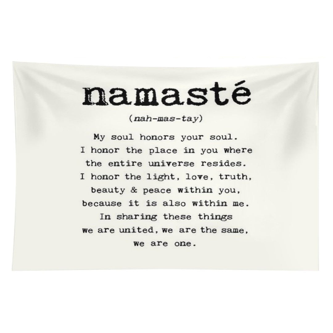 Namaste. Tapestry