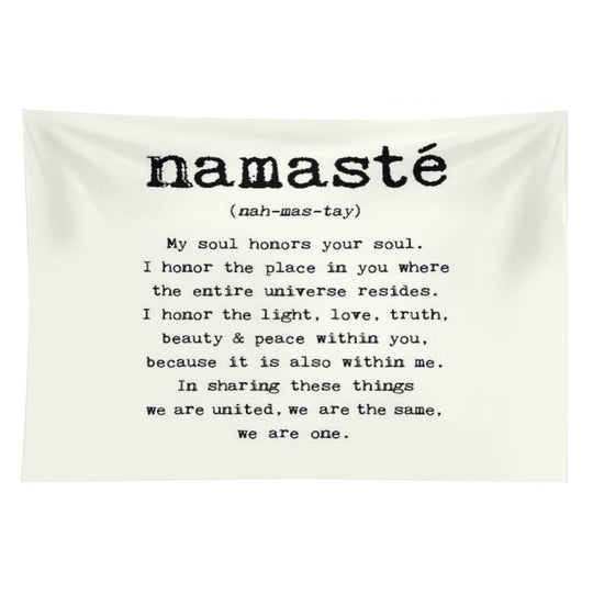 Namaste. Tapestry