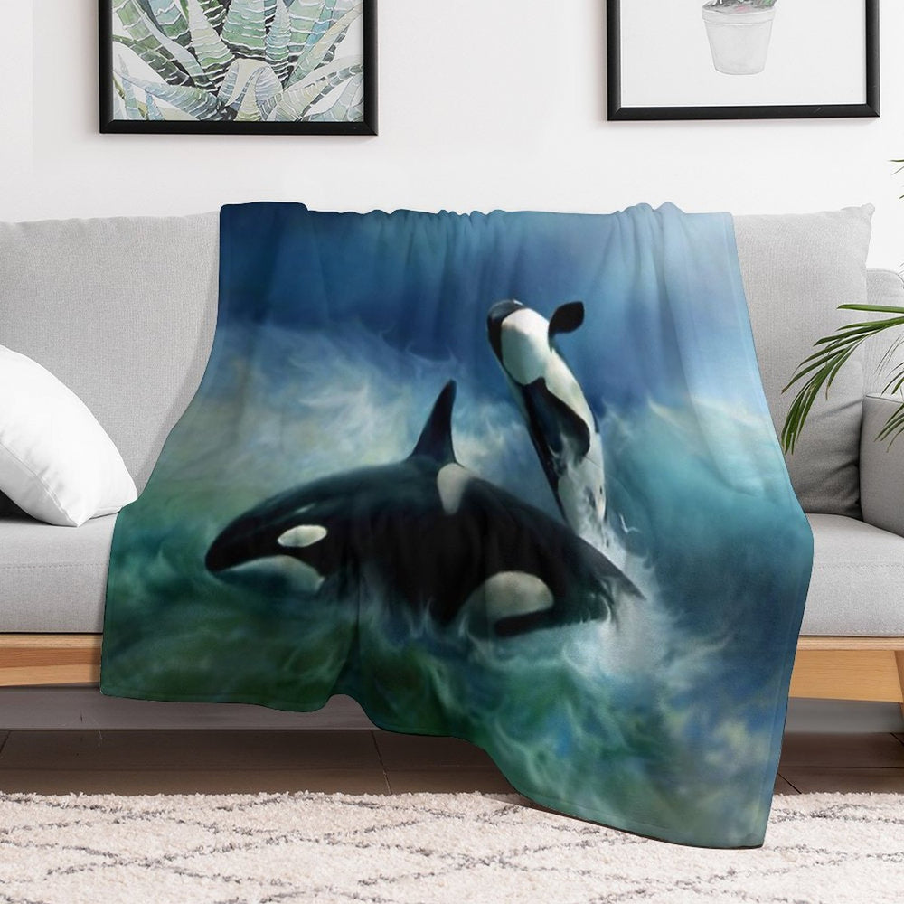 Orca Durable Throw Blanket