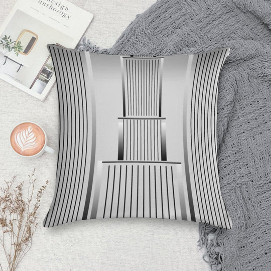 Art Deco Buildings Soft Ultra-Soft Texture Throw Pillow