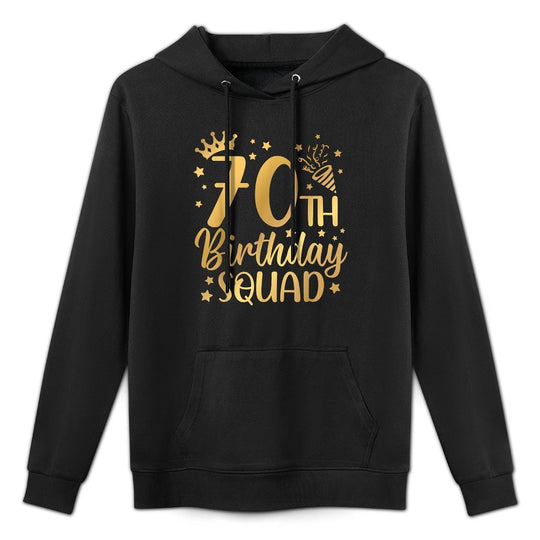 70th Birthday Squad 70 Years Old Birthday Party Group Women All-Day Comfort Hoodie