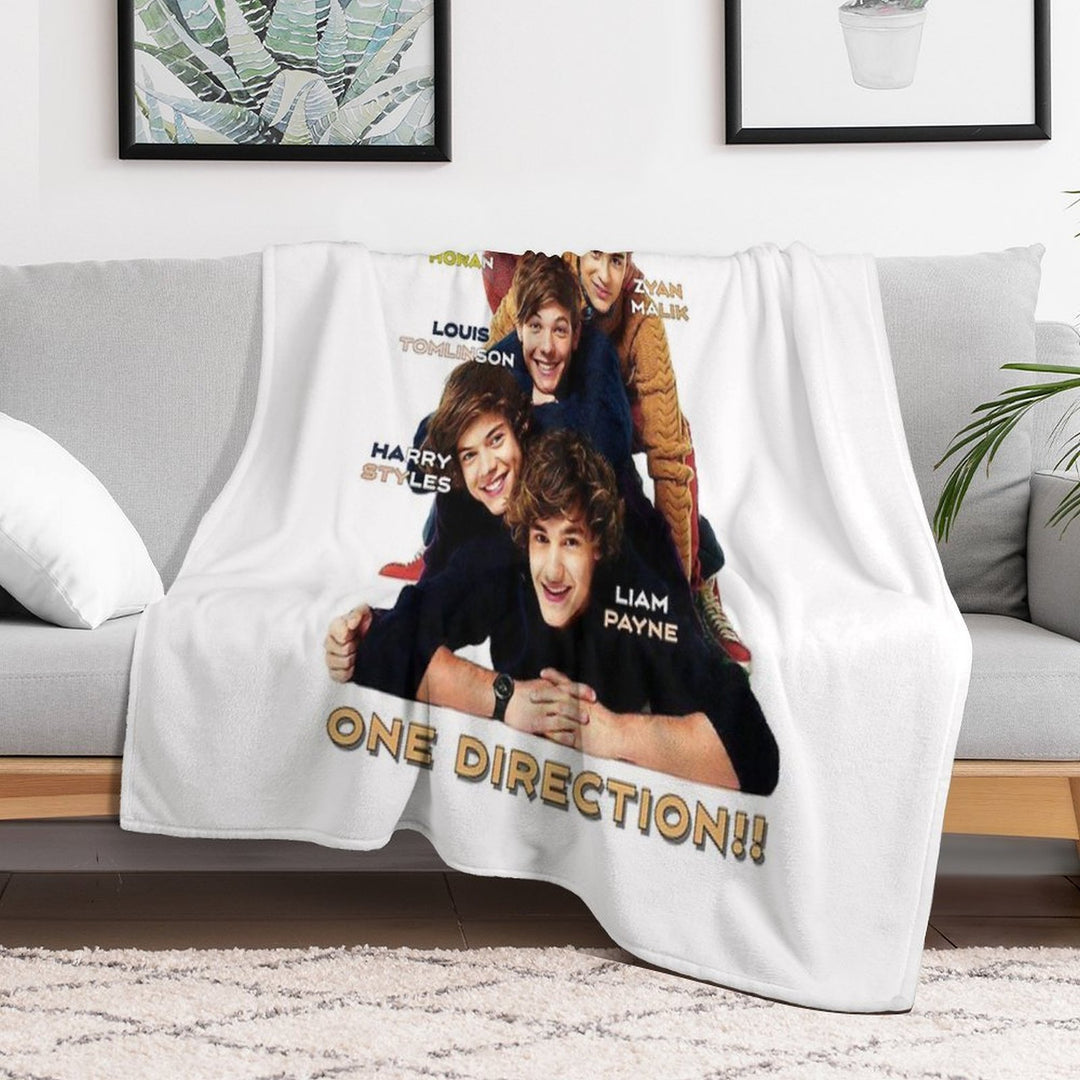 One Direction Unite!!! Travel-friendly Throw Blanket