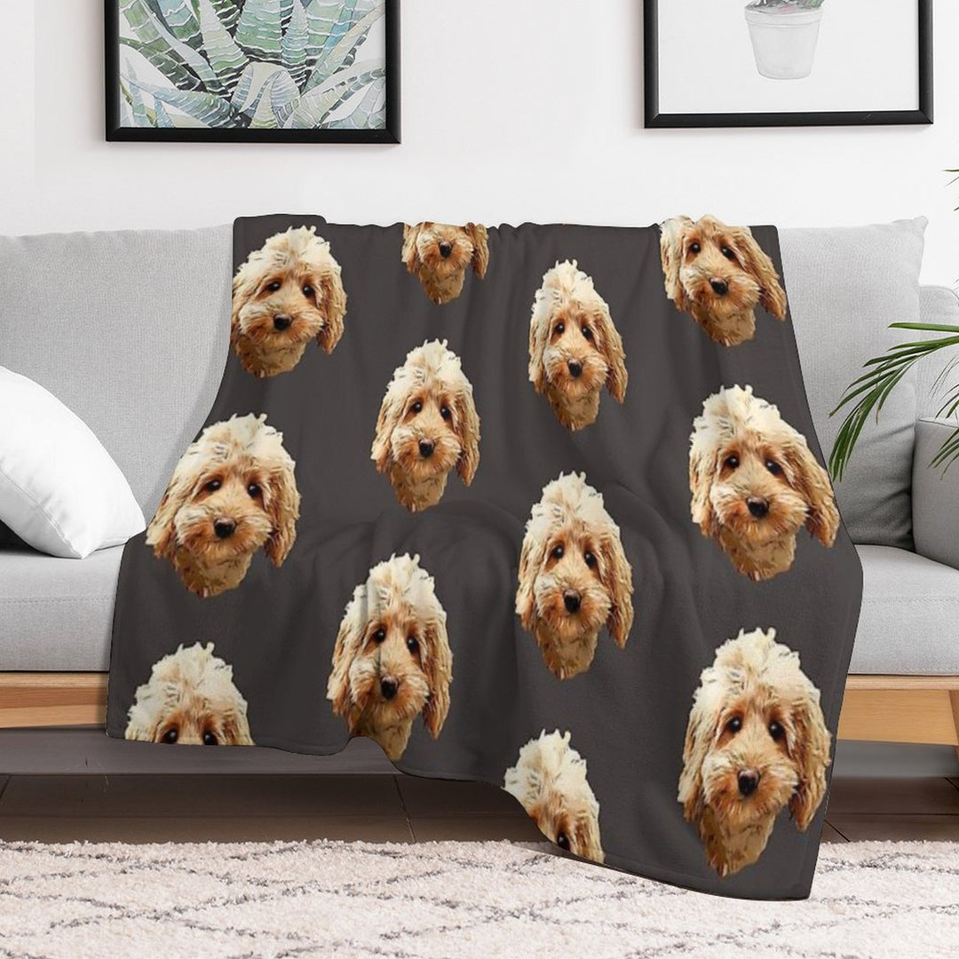Cavapoo Cockapoo Doodle Cuteness Gift-ready Throw Blanket