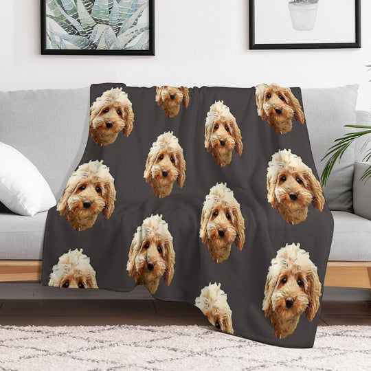 Cavapoo Cockapoo Doodle Cuteness Gift-ready Throw Blanket
