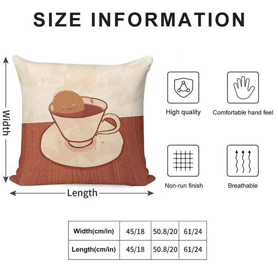 Dip Soft Decorative Cover Throw Pillow