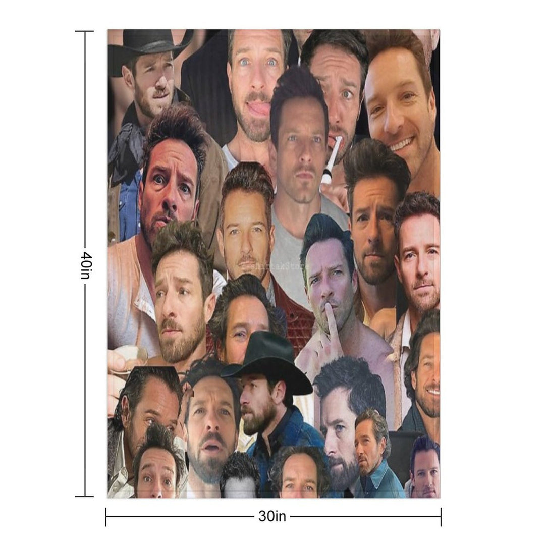 Ian Bohen Photo Collage All-season Throw Blanket