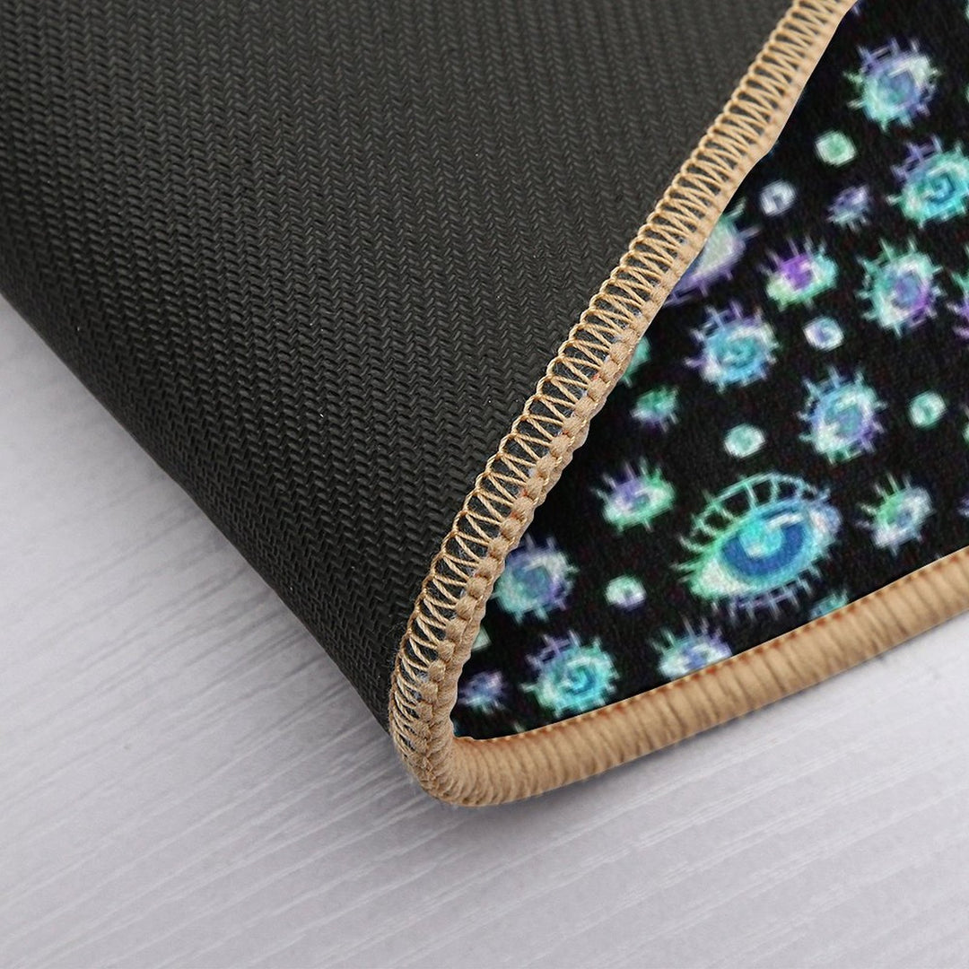 The Eyes of The Beholder Pattern  Slip-Resistant Bath Mat