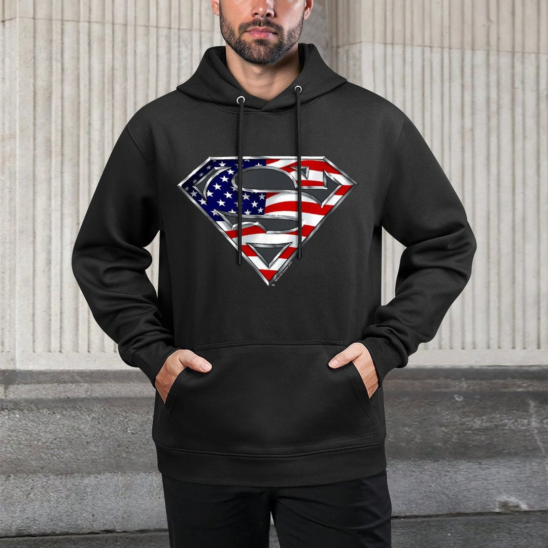 Superman All American Shield T Machine Washable Hoodie