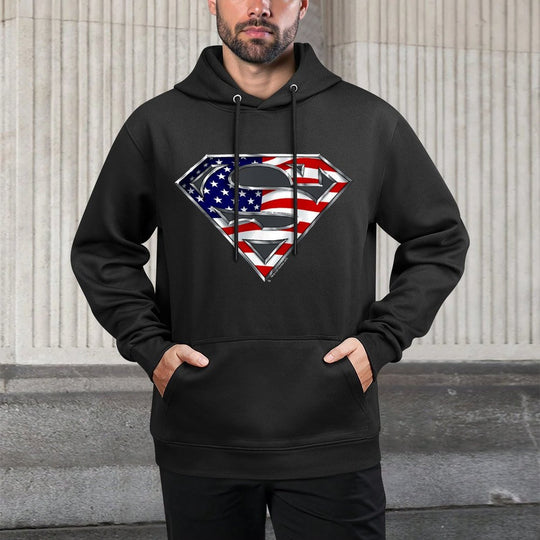 Superman All American Shield T Machine Washable Hoodie