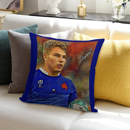 •Antoine Dupont• Art  ► Soft Skin-Friendly Throw Pillow