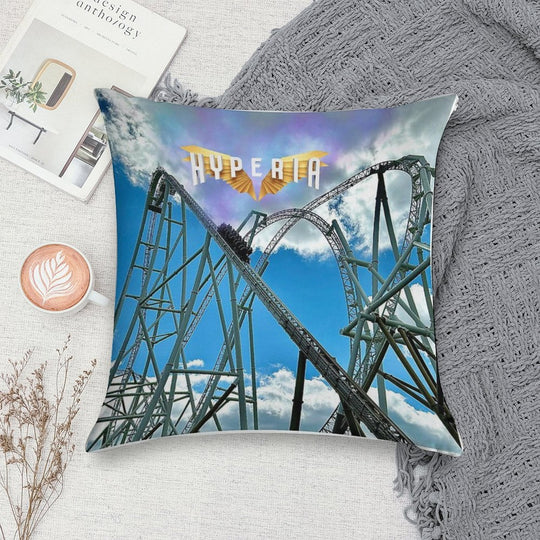 Thorpe Park Hyperia Soft Hidden Zipper Throw Pillow