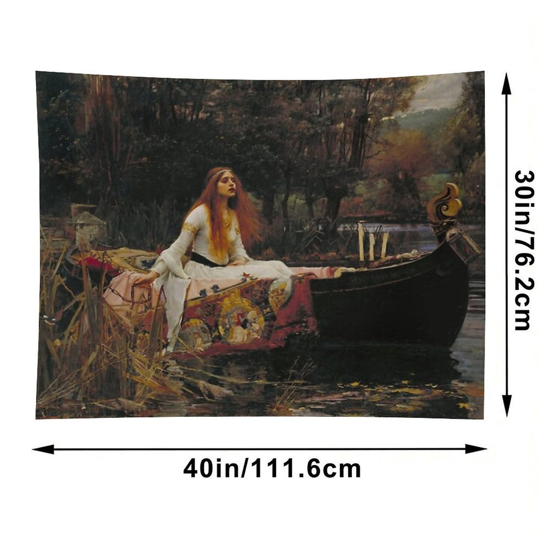 The Lady of Shalott -  John William Waterhouse Tapestry