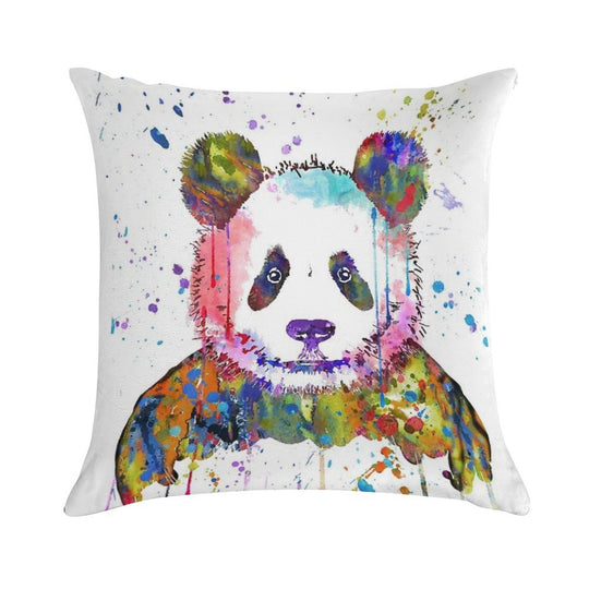 Panda Soft Decorative Cover Throw Pillow