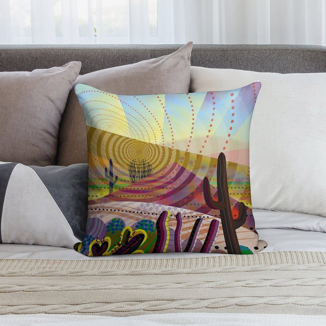 Desert Eye Soft Ultra-Soft Texture Throw Pillow