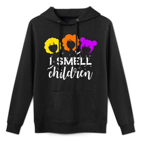 I Smell Children Halloween Funny Witches Breathable Fabric Hoodie