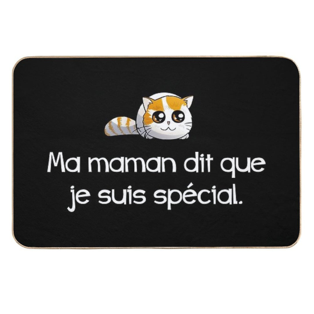 My Mom Says That I Am Special  Absorbent Bath Mat