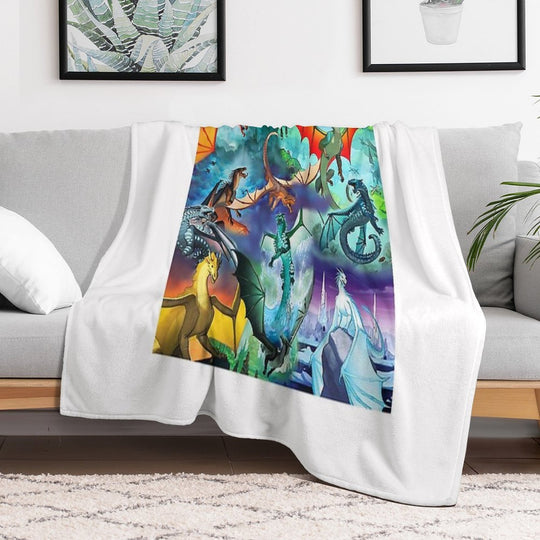 Wings Of Fire T-ShirtWings of Fire All Dragon Series Lightweight Throw Blanket