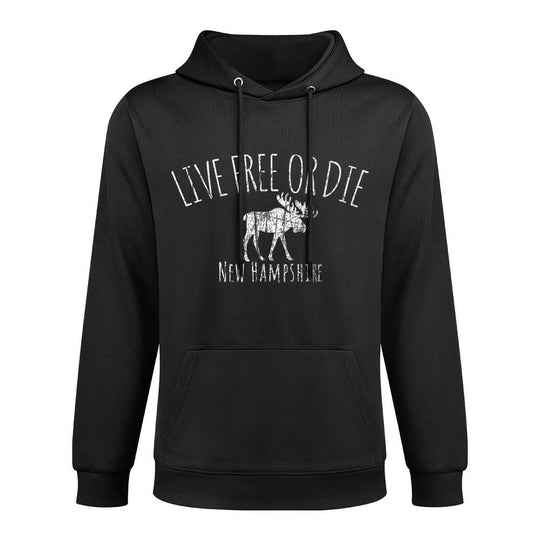 Live Free Or Die New Hampshire Colorfast Hoodie