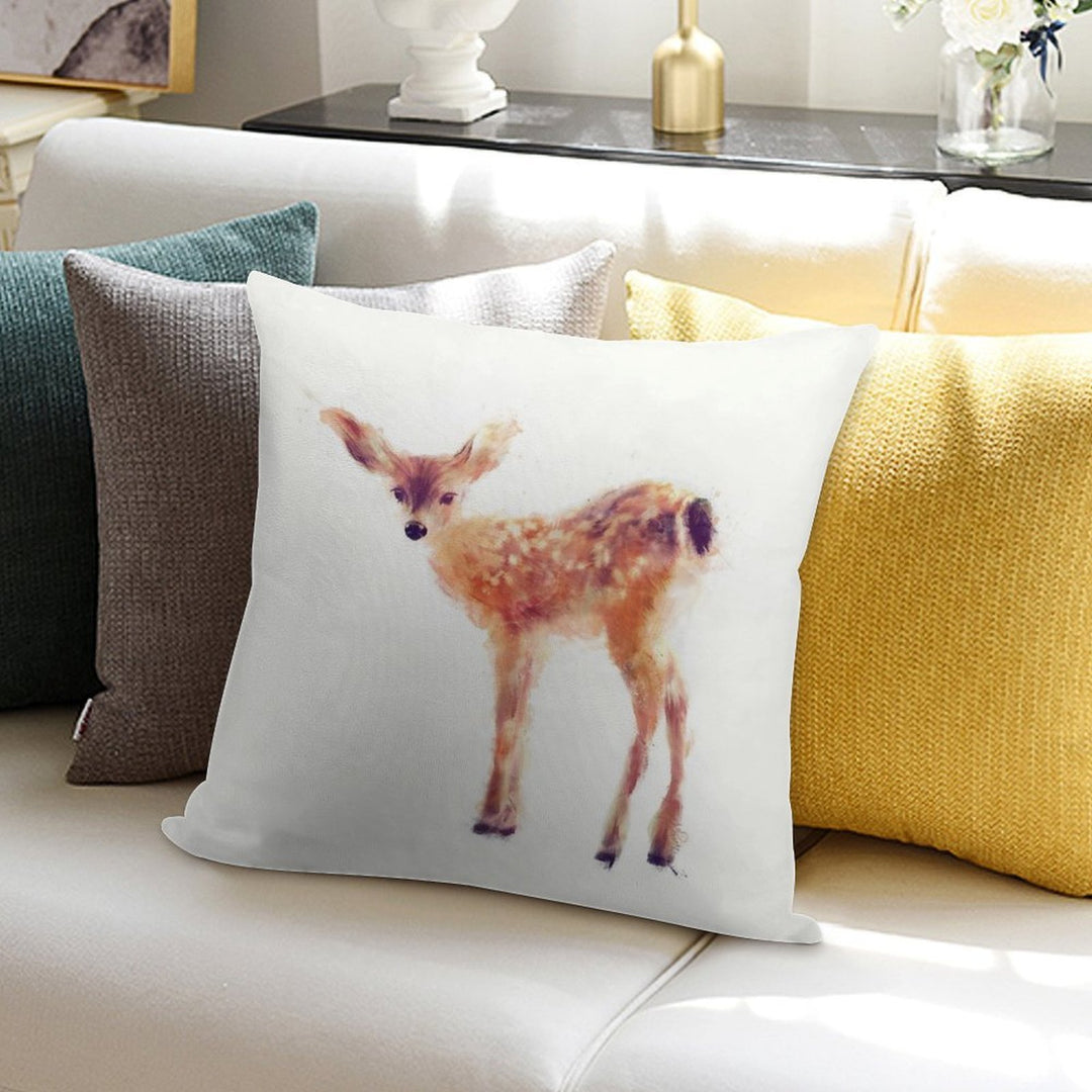 Fawn Soft Warmth Comfort Throw Pillow