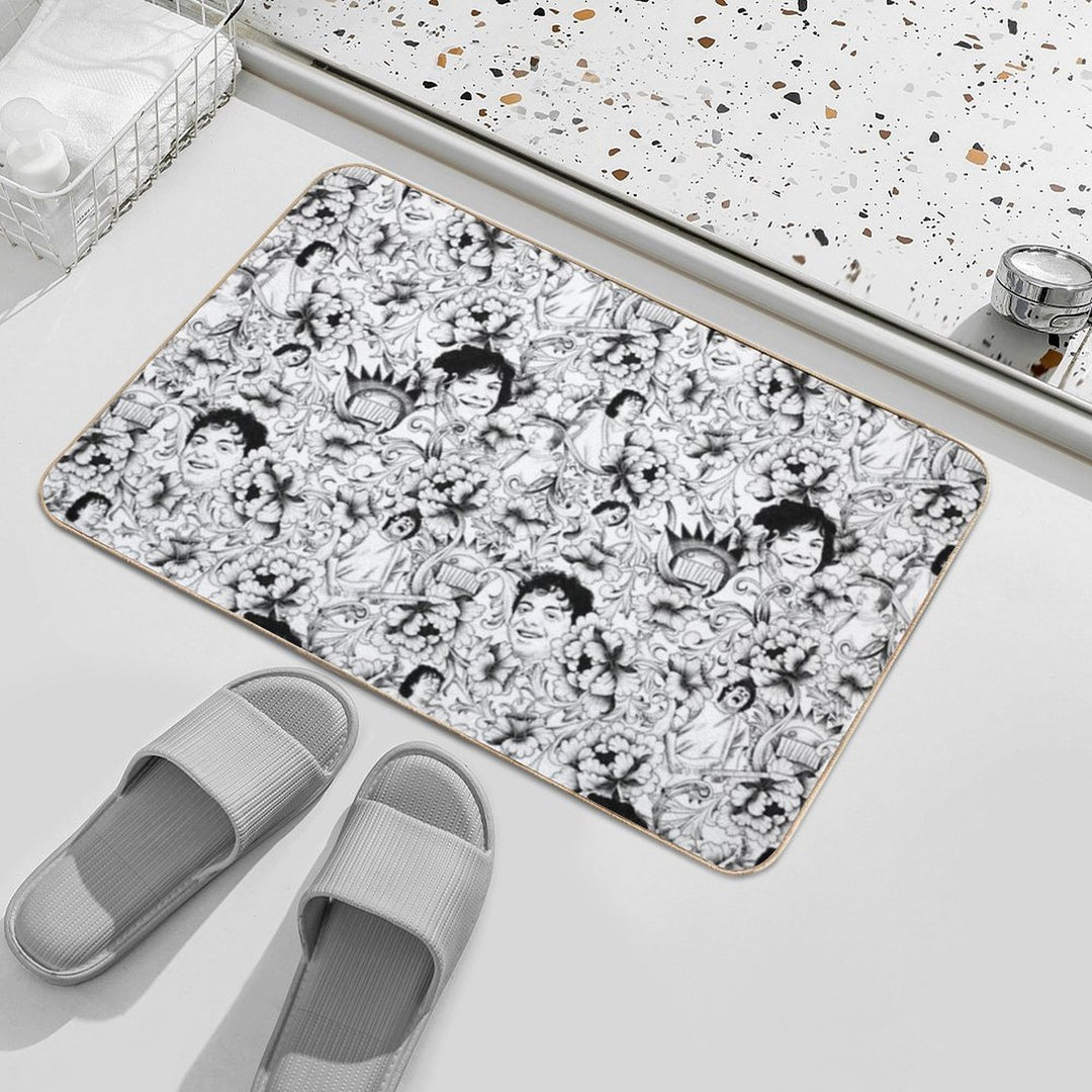 Ween Baroque Pattern  Pet-Safe Bath Mat