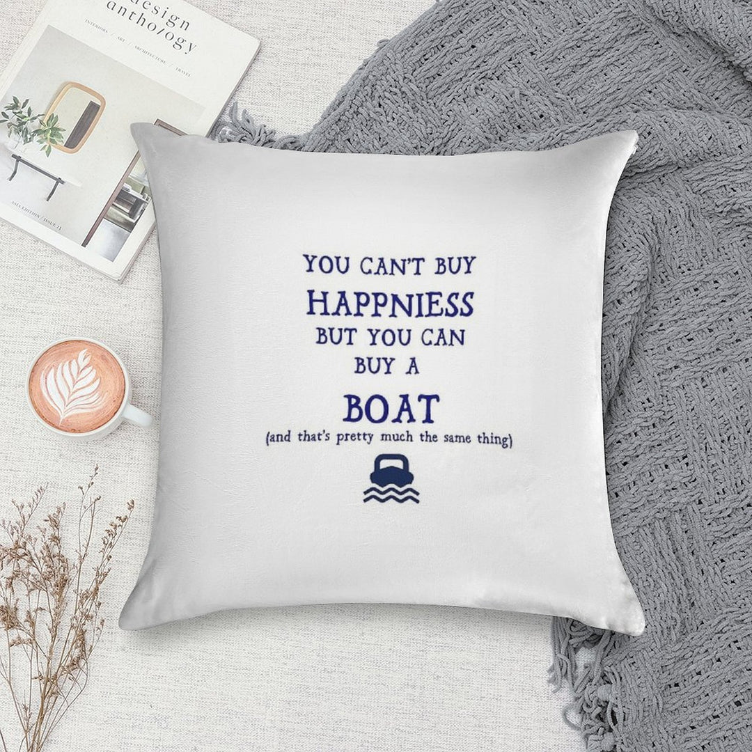 Buy A Boat Soft Washable Throw Pillow